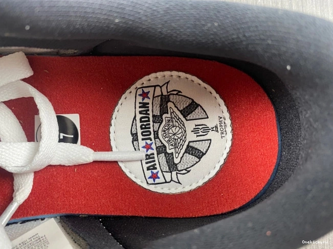 One Kick LOW TROPHY BLACK' JORDAN OG FN0432-017 1 ROOM AIR X 'RED 0803